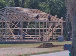 Amish Construction Crew Parke Co Indiana