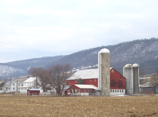 amish farm silos