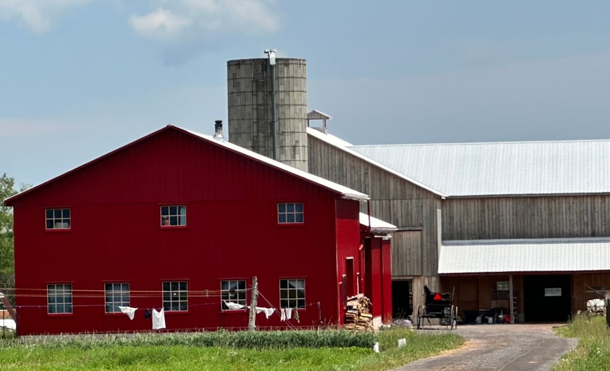 An Amish farmstead on Prince Edward Island, Canada