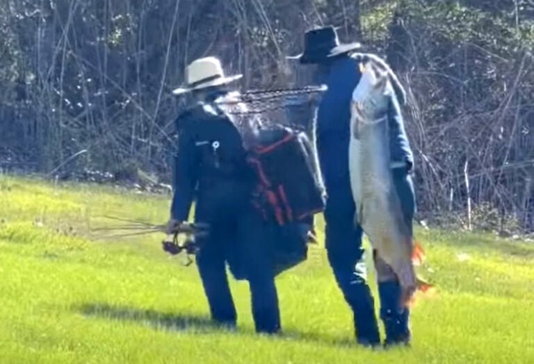 Amish Fishermen Caught & Kept a Giant 40-Pound Muskie and Some Are Not Happy About It