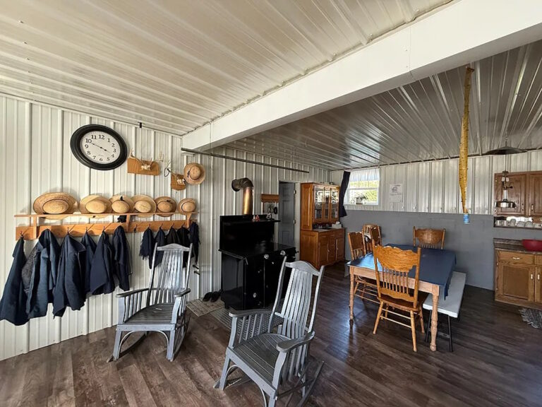 Inside An Unusual Amish Home – With Its Own Schoolhouse (17 Photos)