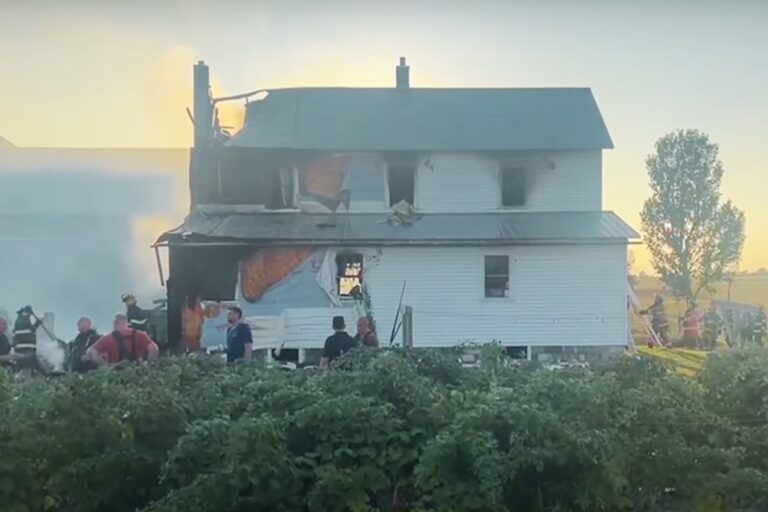 Right Place, Right Time: Firefighters At “First Responder Night” Flock From Racetrack To Put Out Amish Home Fire