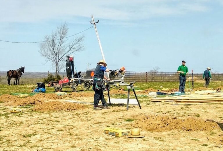 The Amish Call It a Frolic. For This Young Family, It Meant Dozens of Helping Hands