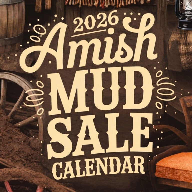 2026 Amish Mud Sale Schedule (Lancaster County & More)