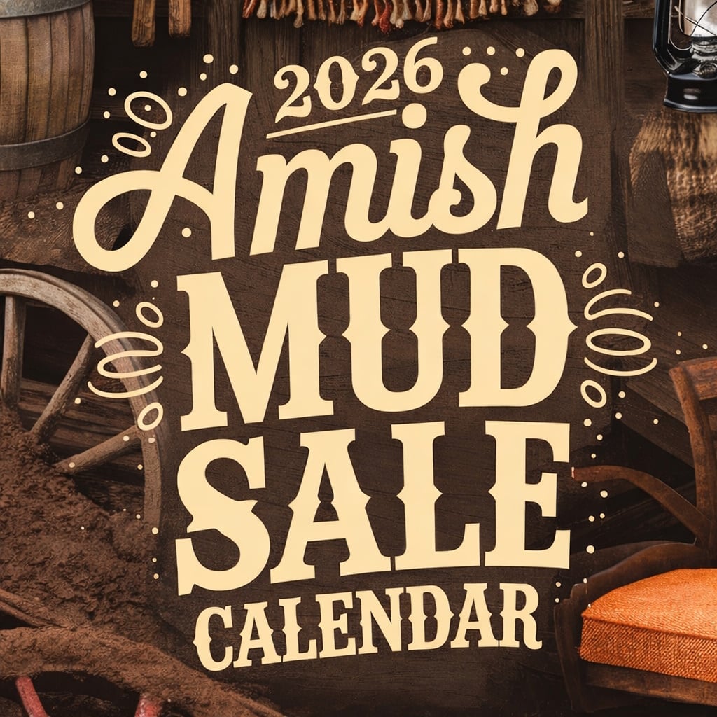 2026 Amish Mud Sale Calendar