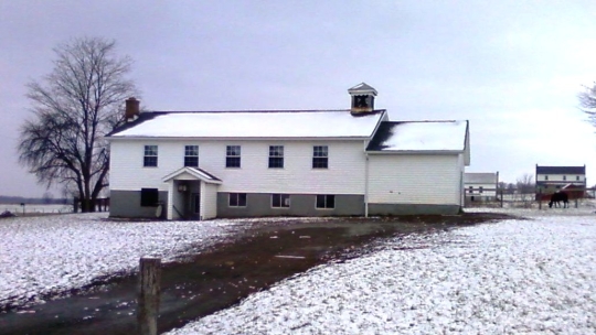 amish school winter