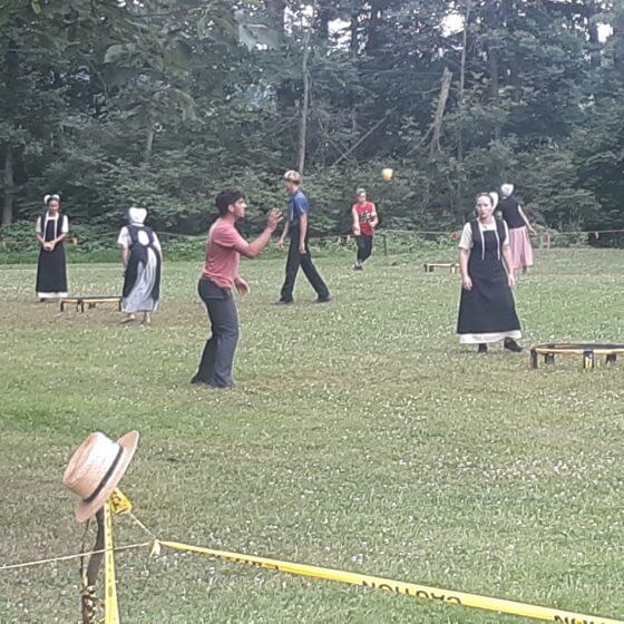 New Amish Youth Game: Spikeball