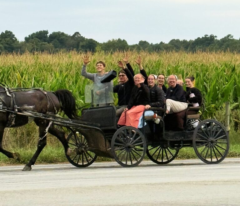 Amish Youth: Out & About On A Saturday Evening