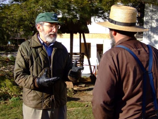 Donald Kraybill with Amishman