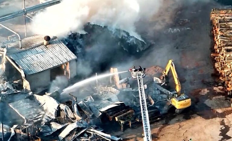 Ohio Amish Lumber Mill Devastated By Fire — Expected To Smolder For Days