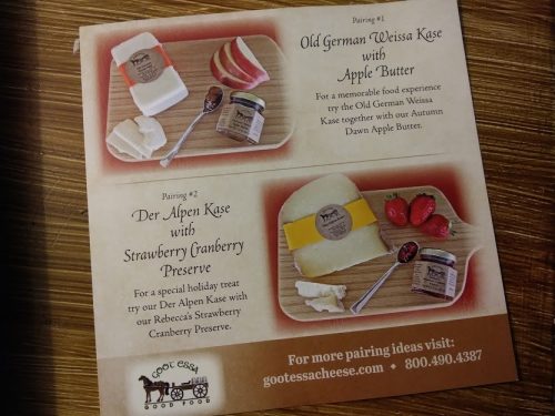 Goot Essa Cheese Basket Giveaway Winner - Amish America