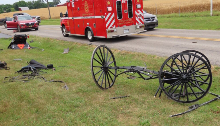 Three Kentucky Buggy Crashes: Amish 19-Year-Old Killed In Van Collision; Hit & Run Leaves 3 Injured, One Seriously