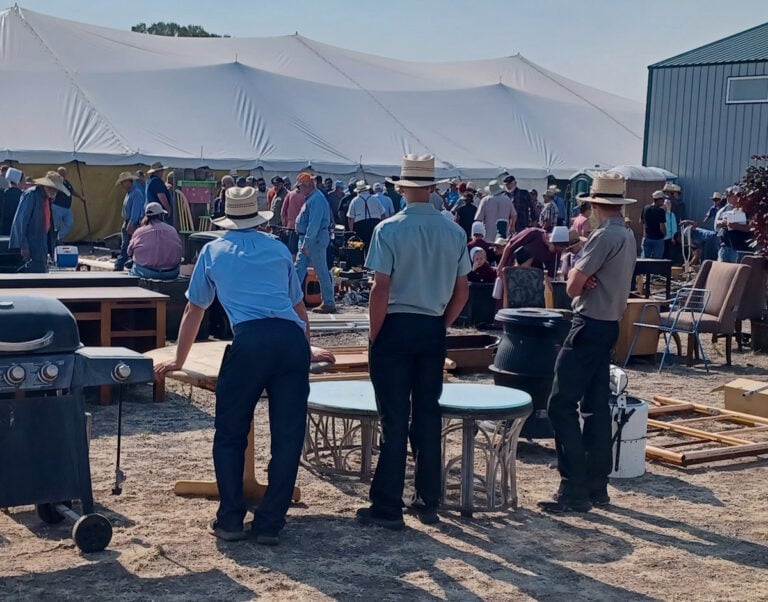 An Amish School Auction 7,500 Feet Up In Colorado (16 Photos)