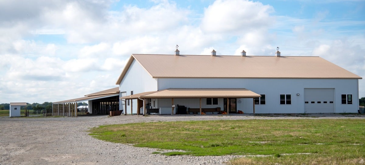Tiny's Auction barn near Jamesport, Missouri