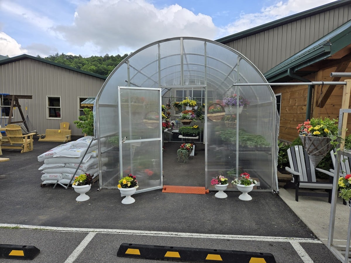 Walker Valley Market greenhouse exterior Pearisburg Virginia