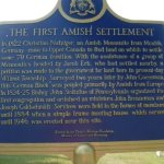The First Amish Settlement in Canada