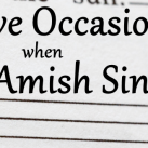 5 Occasions When Amish Sing